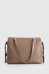 Clover Leather Work Tote Bag