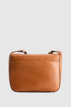 Sofia Leather Flap Crossbody Bag