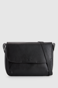 Sofia Leather Flap Crossbody Bag