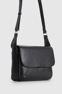 Sofia Leather Flap Crossbody Bag
