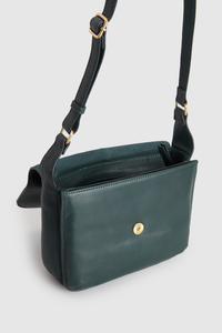 Sofia Leather Flap Crossbody Bag