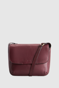 Sofia Leather Flap Crossbody Bag