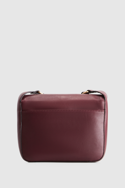 Sofia Leather Flap Crossbody Bag