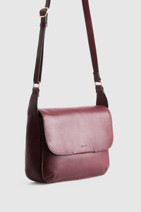 Sofia Leather Flap Crossbody Bag