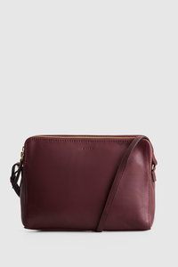 Maya Leather Crossbody Bag