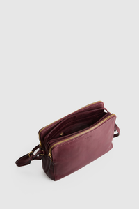 Maya Leather Crossbody Bag