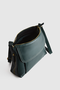 Maya Leather Crossbody Bag