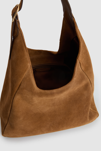 Alexa Leather Suede Hobo Bag
