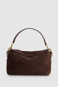 Clara Suede Leather Grab Bag