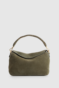 Clara Suede Leather Grab Bag