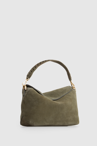 Clara Suede Leather Grab Bag
