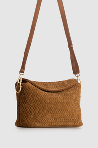 Clara Suede Leather Grab Bag