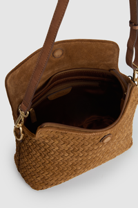 Clara Suede Leather Grab Bag