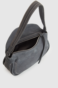 Narda Nubuck Leather Shoulder Bag