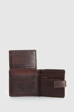 Leather Tab Wallet