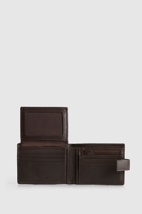 RFID Ellis Leather Tab Wallet