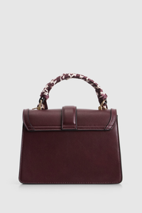 Scarf Top Handle Bag