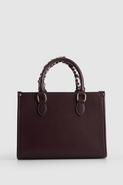 Small Tote Bag With Scarf