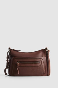 Carrie Leather Crossbody Bag