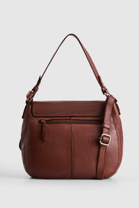 Carrie Leather Shoulder Bag