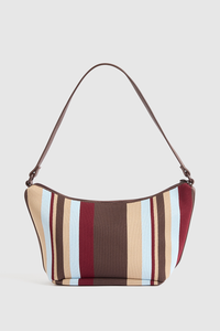 Immy Stripe Slouchy Shoulder Bag
