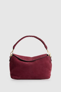 Clara Suede Leather Grab Bag