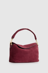 Clara Suede Leather Grab Bag
