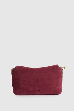 Clara Suede Leather Grab Bag