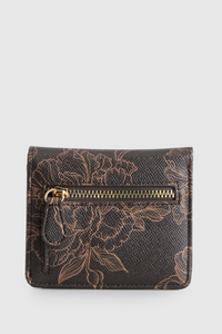 Floral Press Stud Wallet