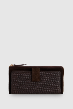 Emmy Suede Leather Medium Wallet