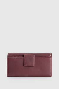 Maya Leather Large Clutch