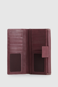 Maya Leather Large Clutch