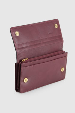 Maya Leather Large Clutch