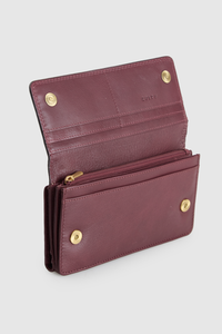 Maya Leather Large Clutch