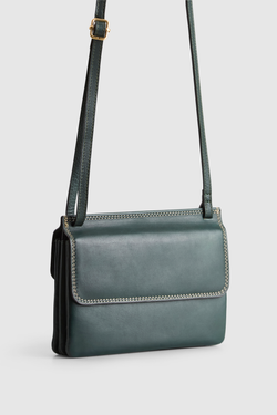 RFID Maya Leather Small Crossbody