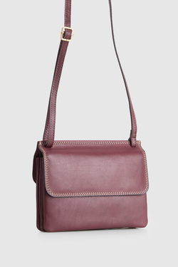 RFID Maya Leather Small Crossbody