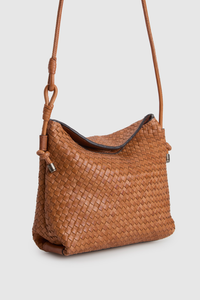 Palma Leather Curve Top Crossbody