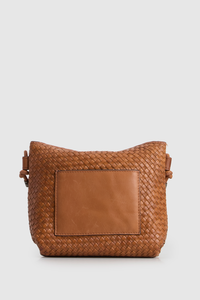 Palma Leather Curve Top Crossbody