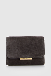 Thea Suede Small Wallet