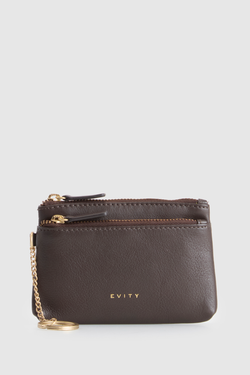 Daisy Leather Coin Purse