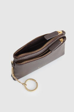 Daisy Leather Coin Purse