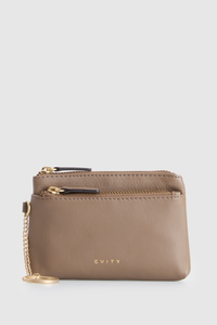 Daisy Leather Coin Purse