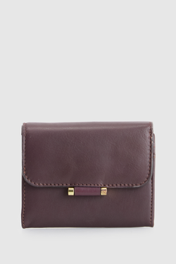 RFID Iris Leather Small Wallet