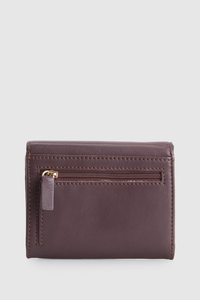 RFID Iris Leather Small Wallet