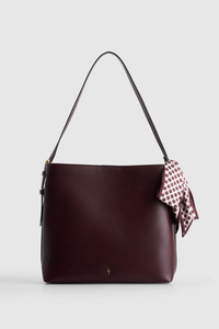 Scarf Hobo Tote Bag