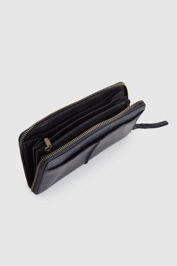 Cece Leather Large Tab Wallet