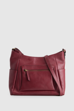 Verity Leather Crossbody Bag