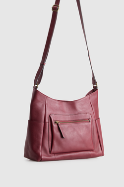 Verity Leather Crossbody Bag