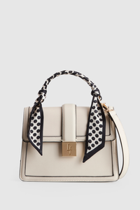Scarf Top Handle Bag