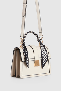 Scarf Top Handle Bag